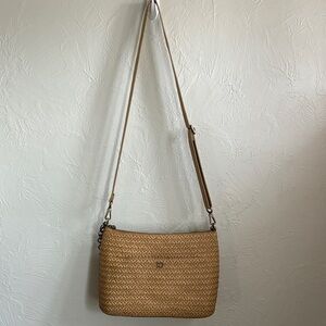 Eric Javits Natural Woven Crossbody Bag